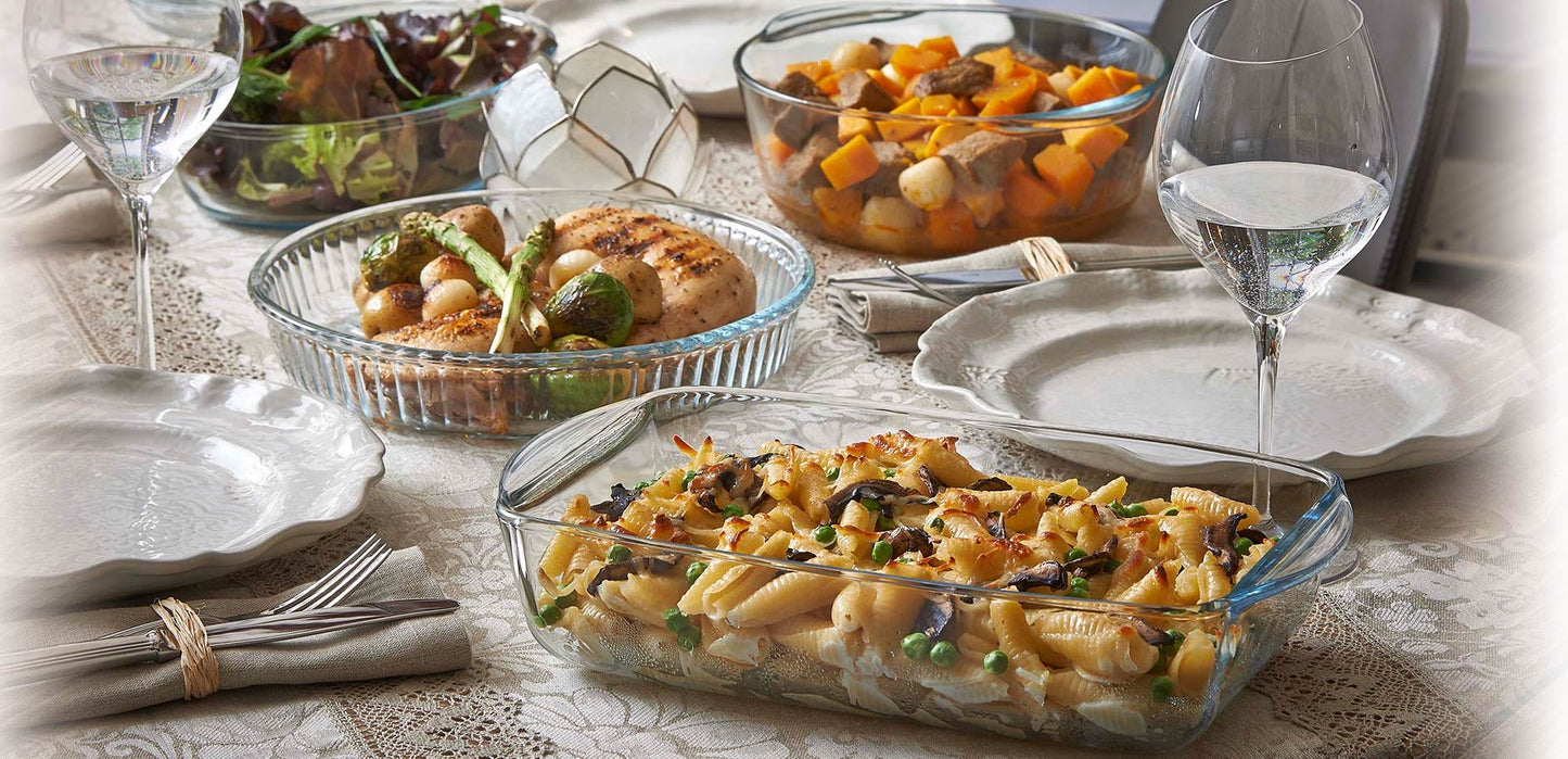 59124 Borcam Auflaufform mit Deckel