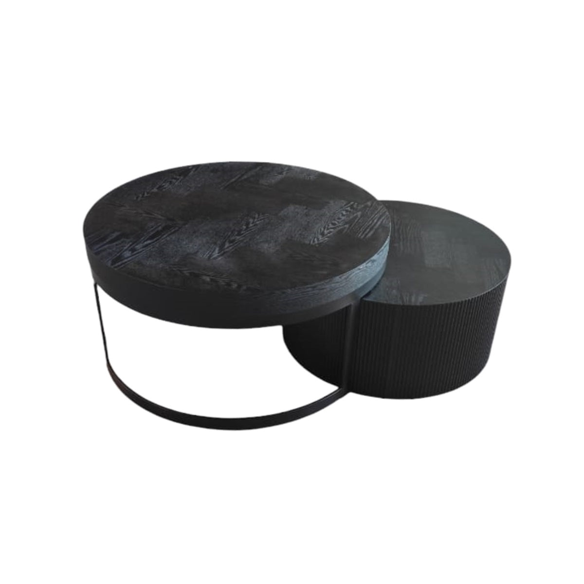 Fox Black Plain Visgraat Couchtisch