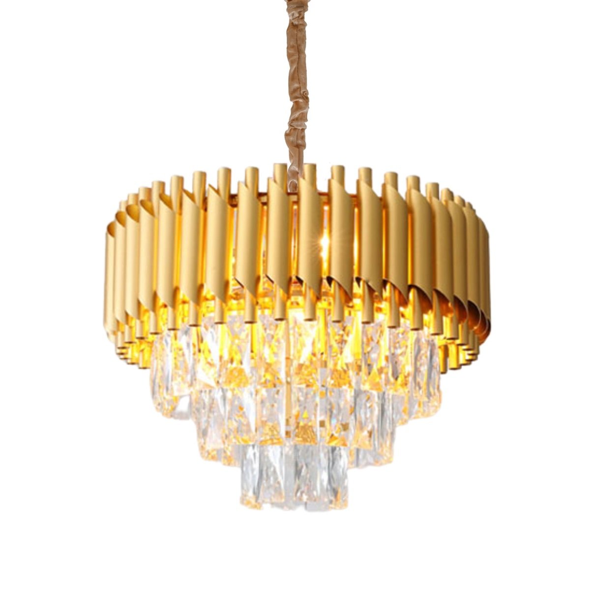 Crystal Elegance – Luxuriöser Kristall-Kronleuchter für Esszimmer & Wohnzimmer