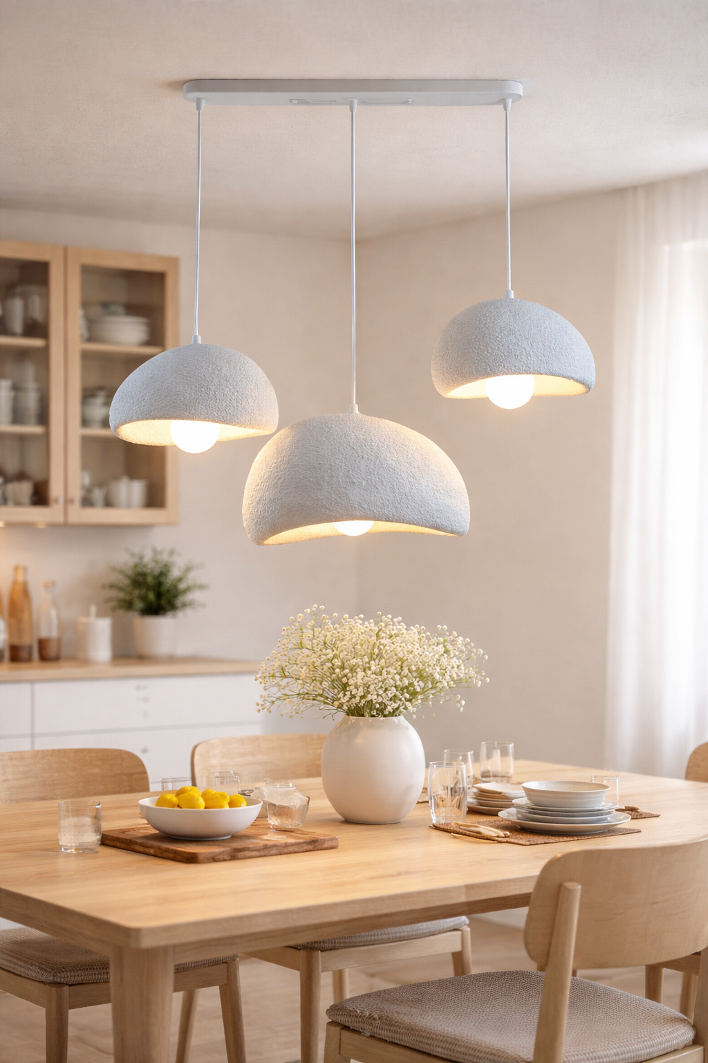 LUMORA ORGANIC TRI | Designer-Deckenleuchte | 3-flammig