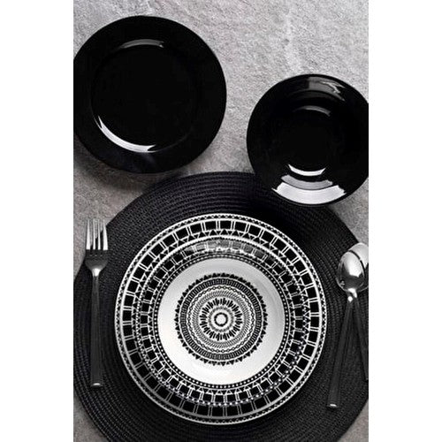 Tulu Porzellan Premium 24-teiliges Geschirrset