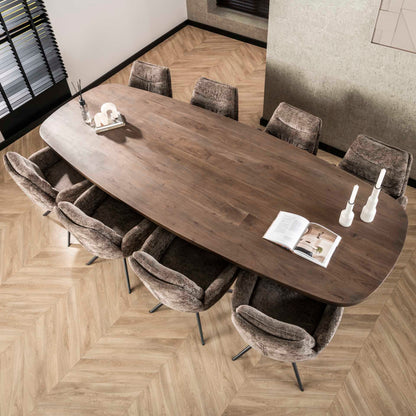 Akazie Massivholz Esstisch “Arcadium” –  Modern Design
