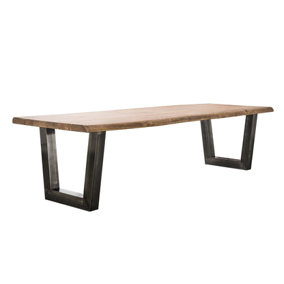 Akazie Massivholz Esstisch “Aya” –  Modern Design