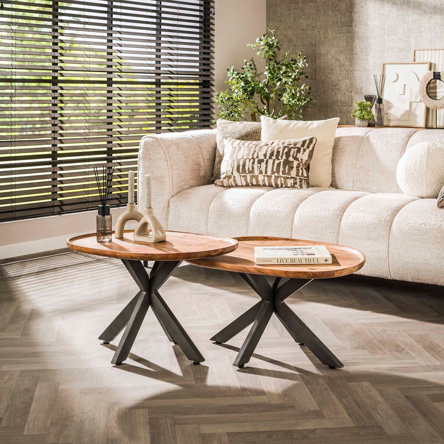 Couchtisch 2er Set “Spider” –  Modern Design