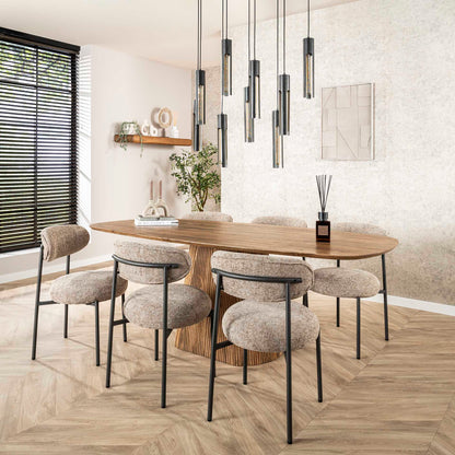 Esstisch “Zklum” Massiv Mangoholz –  Modern Design