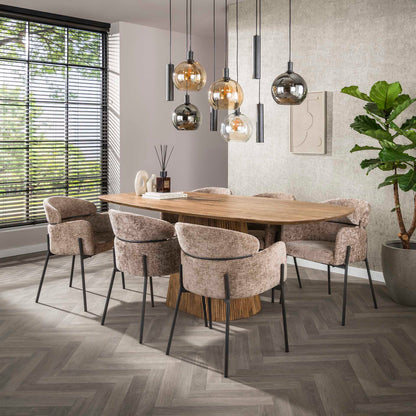 Esstisch “Zklum” Massiv Mangoholz –  Modern Design