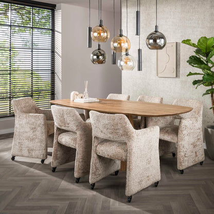 Esstisch “Zklum” Massiv Mangoholz –  Modern Design