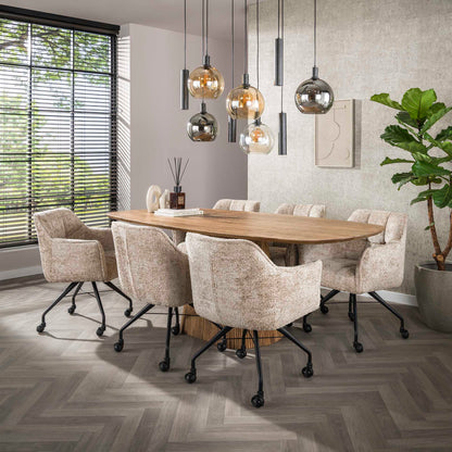 Esstisch “Zklum” Massiv Mangoholz –  Modern Design
