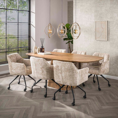 Esstisch “Zklum” Massiv Mangoholz –  Modern Design