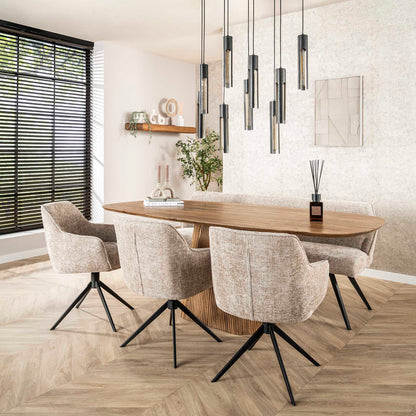 Esstisch “Zklum” Massiv Mangoholz –  Modern Design