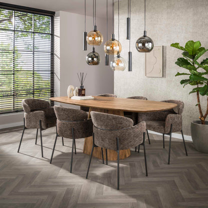 Esstisch “Zklum” Massiv Mangoholz –  Modern Design