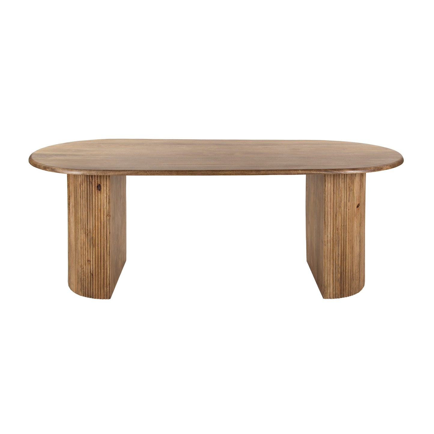 Esstisch Laguna 215x90x78 cm – Elegantes Mangoholz mit geschwungenem Design