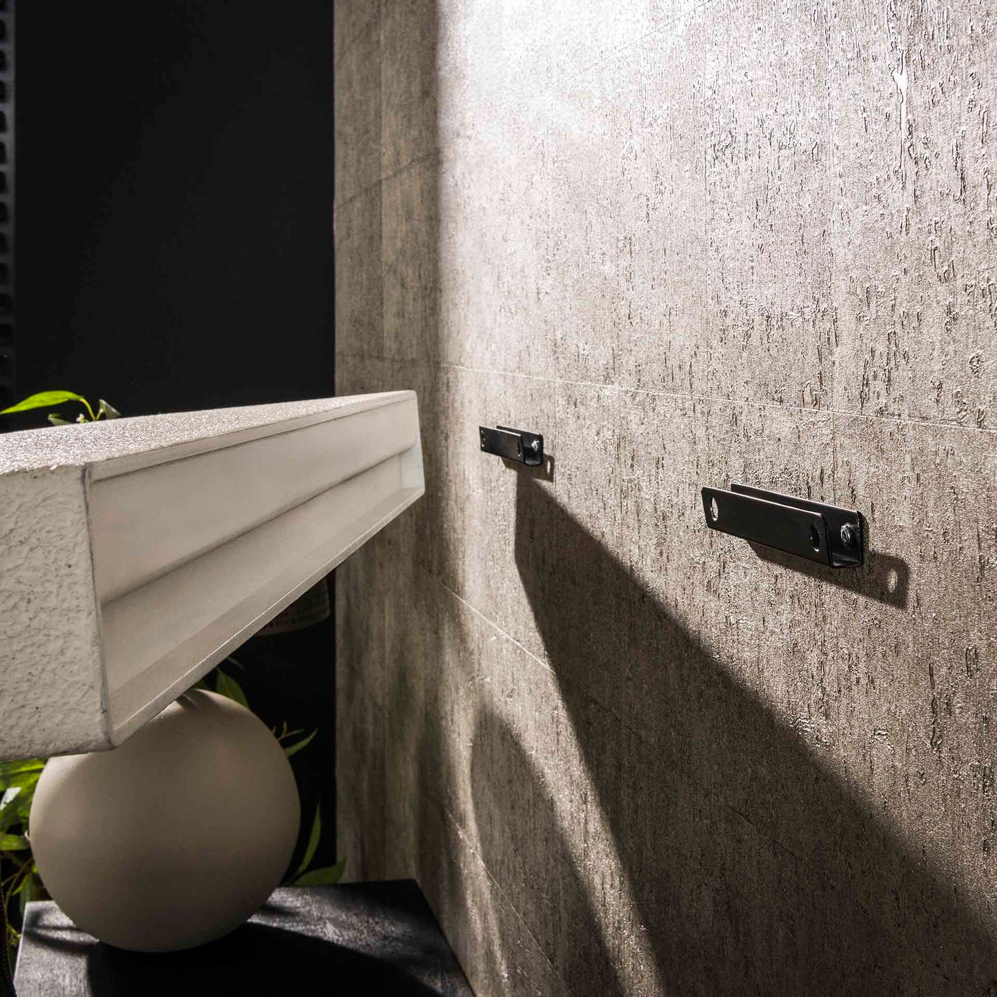 Wandregal Altara 100x29x8 cm – Schwebendes Marmorkomposit-Design