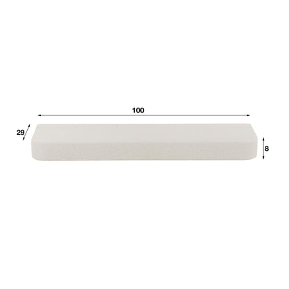 Wandregal Altara 100x29x8 cm – Schwebendes Marmorkomposit-Design