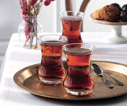 42381  Pasabahce Incebelli Cay Glasset 6 Teilig