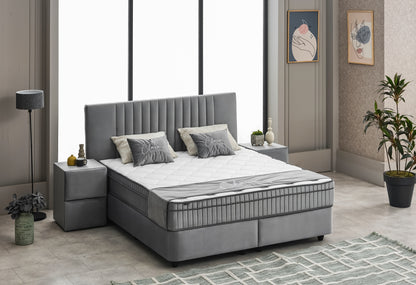 Clara Gri Boxspringbett