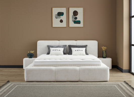 Esila White Boxspringbett