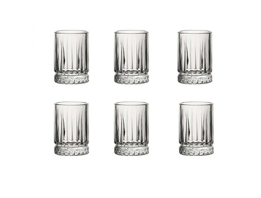 Pasabahce Elysia Schnapsgläser 6-teliges Set, Schnapsglas